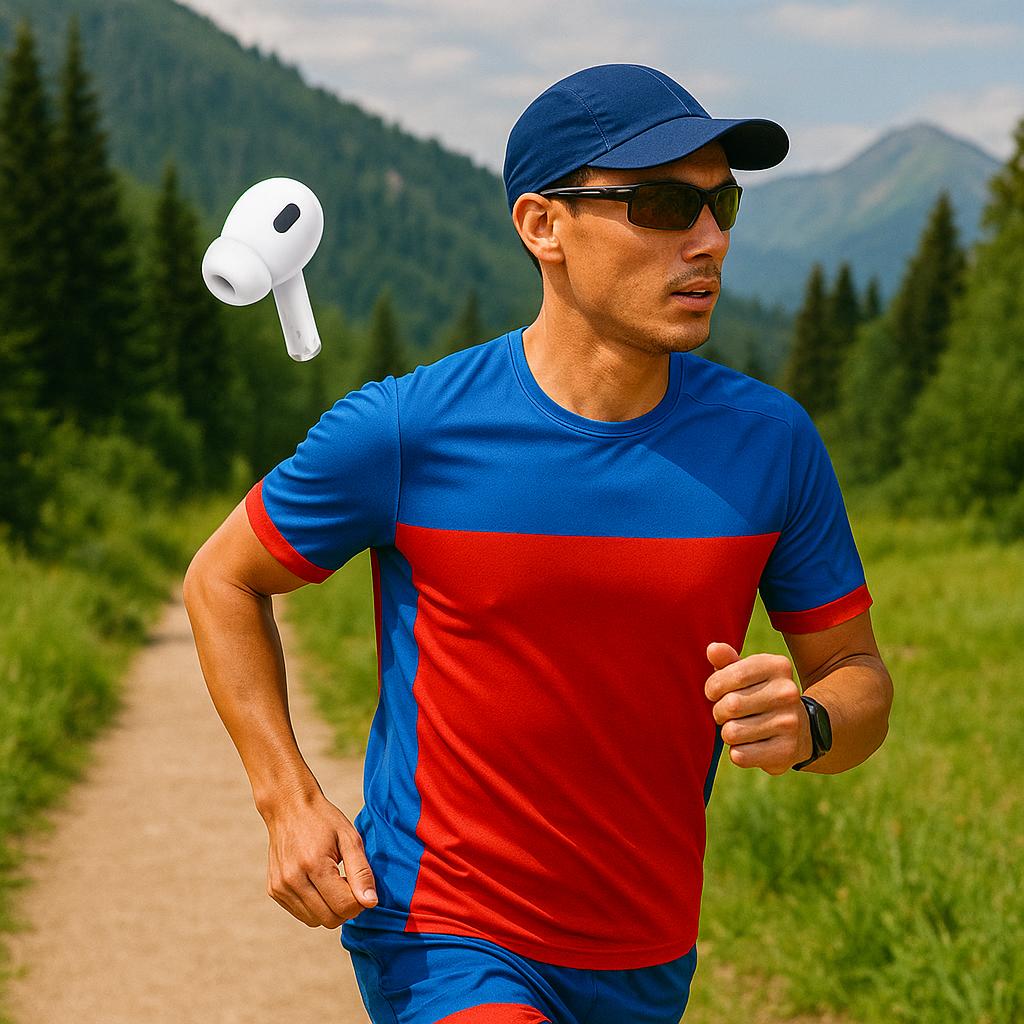 Бег в наушниках