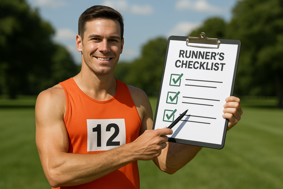 чек лист бегуна на забег